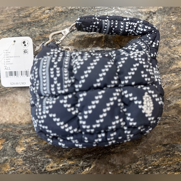 Free People Movement Printed Micro Pouch Chevron Stitch-NWT - Picture 2 of 10